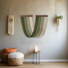 Load image into Gallery viewer, Willow Sweep – Handwoven Adjustable Macrame Decor