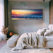 Load image into Gallery viewer, Sunset By The Sea Wall Art Canvas Prints