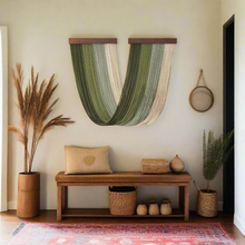 Load image into Gallery viewer, Willow Sweep – Handwoven Adjustable Macrame Decor