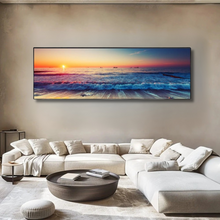 Load image into Gallery viewer, Sunset By The Sea Wall Art Canvas Prints