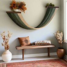 Load image into Gallery viewer, Willow Sweep – Handwoven Adjustable Macrame Decor