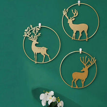 Load image into Gallery viewer, 3 Pcs Set Wilderness Wanderer Deer Metal Wall Hanging - Decor Home