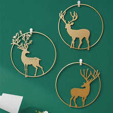 Load image into Gallery viewer, 3 Pcs Set Wilderness Wanderer Deer Metal Wall Hanging - Decor Home