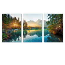 Load image into Gallery viewer, 3 Piece Serene Autumn Framed Canvas Wall Art - Fansee Australia
