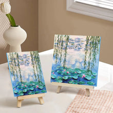 Load image into Gallery viewer, Zen Bloom DIY Art Kit – Textured Lotus Painting for Mindful Moments