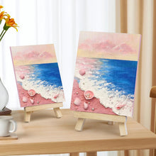 Load image into Gallery viewer, Seashell Serenity DIY Art Set – Pink Beach Edition