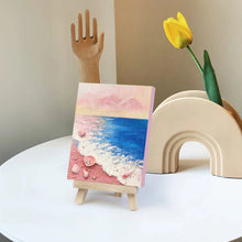 Load image into Gallery viewer, Seashell Serenity DIY Art Set – Pink Beach Edition