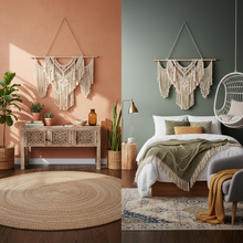 Load image into Gallery viewer, Lovingly Handwoven Macrame Tapestry Wall Art