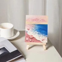 Load image into Gallery viewer, Seashell Serenity DIY Art Set – Pink Beach Edition