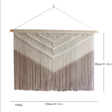 Load image into Gallery viewer, Sandstone Peaks – XL Macrame Wall Hanging