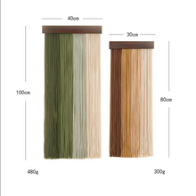Load image into Gallery viewer, Woodland Drape – Handwoven Dual Panel Macrame Wall Hanging