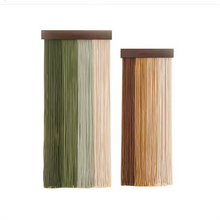 Load image into Gallery viewer, Woodland Drape – Handwoven Dual Panel Macrame Wall Hanging