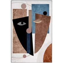 Load image into Gallery viewer, Mystical Faces: Abstract Minimalist Painting - Decor Home