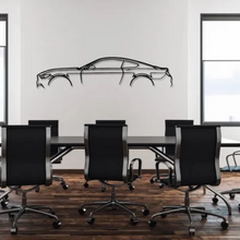 Load image into Gallery viewer, Modern Muscle Car Silhouette Metal Wall Art - Decor Home