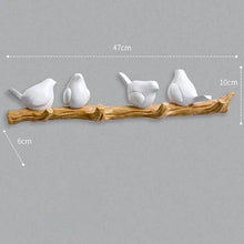 Load image into Gallery viewer, Birdy Hang Resin Wall Hooks Wall Hangers - Decor Home