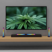 Load image into Gallery viewer, Smart RGB LED Headphone Stand Rhythm Music Light - Decor Home