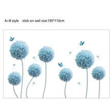 Load image into Gallery viewer, Azure Dandelion Wall Stickers - Decor Home