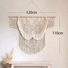 Load image into Gallery viewer, Sage Whispers: Extra Large Macrame Wall Tapestry - Decor Home