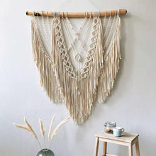 Load image into Gallery viewer, Boho Charm: Large Handwoven Macrame Wall Art - Decor Home
