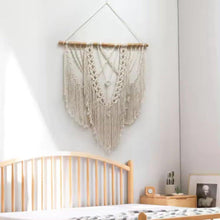 Load image into Gallery viewer, Boho Charm: Large Handwoven Macrame Wall Art - Decor Home