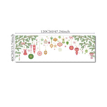 Load image into Gallery viewer, Christmas Balls and Branch Stained Glass Stickers - Decor Home