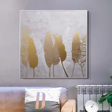 Load image into Gallery viewer, Radiant Leaves Handmade Oil Painting - Decor Home