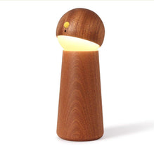 Load image into Gallery viewer, Wooden Aura Touch Voice-Control USB Dimmable Table Lamp - Decor Home