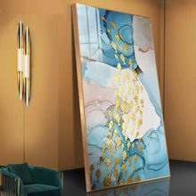 Load image into Gallery viewer, Oceanic Harmony Gold Fish Framed Wall Art - Decor Home