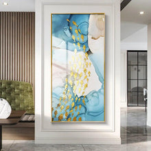 Load image into Gallery viewer, Oceanic Harmony Gold Fish Framed Wall Art - Decor Home