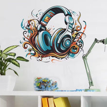Load image into Gallery viewer, Playful Beats Headphone Wall Stickers - Decor Home