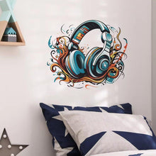 Load image into Gallery viewer, Playful Beats Headphone Wall Stickers - Decor Home