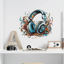 Load image into Gallery viewer, Playful Beats Headphone Wall Stickers - Decor Home