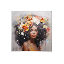 Load image into Gallery viewer, Graceful Gleam Handpainted Resin Beauty Wall Art - Decor Home