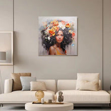 Load image into Gallery viewer, Graceful Gleam Handpainted Resin Beauty Wall Art - Decor Home