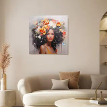Load image into Gallery viewer, Graceful Gleam Handpainted Resin Beauty Wall Art - Decor Home
