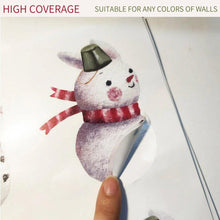 Load image into Gallery viewer, Cute Snow Hare Christmas Wall Stickers - Decor Home