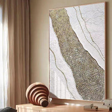 Load image into Gallery viewer, Clean Lines Modern Minimalist Abstract Oil Painting - Decor Home