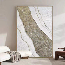 Load image into Gallery viewer, Clean Lines Modern Minimalist Abstract Oil Painting - Decor Home