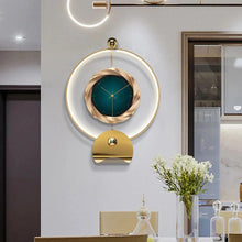 Load image into Gallery viewer, GlowMotion: Sleek Silent Clock with Ambient LED Light - Decor Home