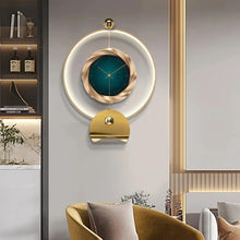 Load image into Gallery viewer, GlowMotion: Sleek Silent Clock with Ambient LED Light - Decor Home