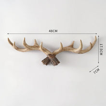Load image into Gallery viewer, Wild Antler Wall Hooks – Decorative Resin Hanger for Coats, Towels & More