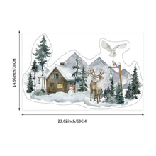 Load image into Gallery viewer, Winter Village Reindeer Stained Window Cling Christmas Decals - Decor Home