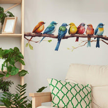 Load image into Gallery viewer, Woodland Harmony Birds Wall Stickers - Decor Home