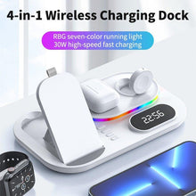 Load image into Gallery viewer, 4 in 1 Wireless Charging Dock For iPhone Apple Watch AirPods Pro - Decor Home