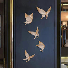 Load image into Gallery viewer, 5 Pcs Set Handmade Stunning Butterfly Resin Wall Art - Decor Home