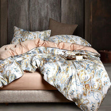 Load image into Gallery viewer, Hight Thread Count Egyptian Cotton Quilt Cover Sets 4pcs - Decor Home