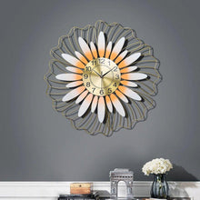 Load image into Gallery viewer, Extra Large Botanical Leaf Wall Clock - Decor Home