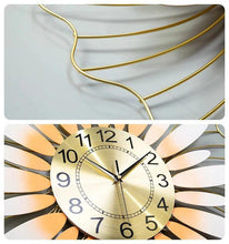 Load image into Gallery viewer, Extra Large Botanical Leaf Wall Clock - Decor Home