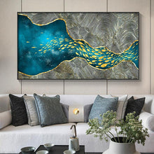 Load image into Gallery viewer, Golden Fish In A River Canvas Prints (70x122cm) - Decor Home