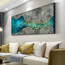 Load image into Gallery viewer, Golden Fish In A River Canvas Prints (70x122cm) - Decor Home